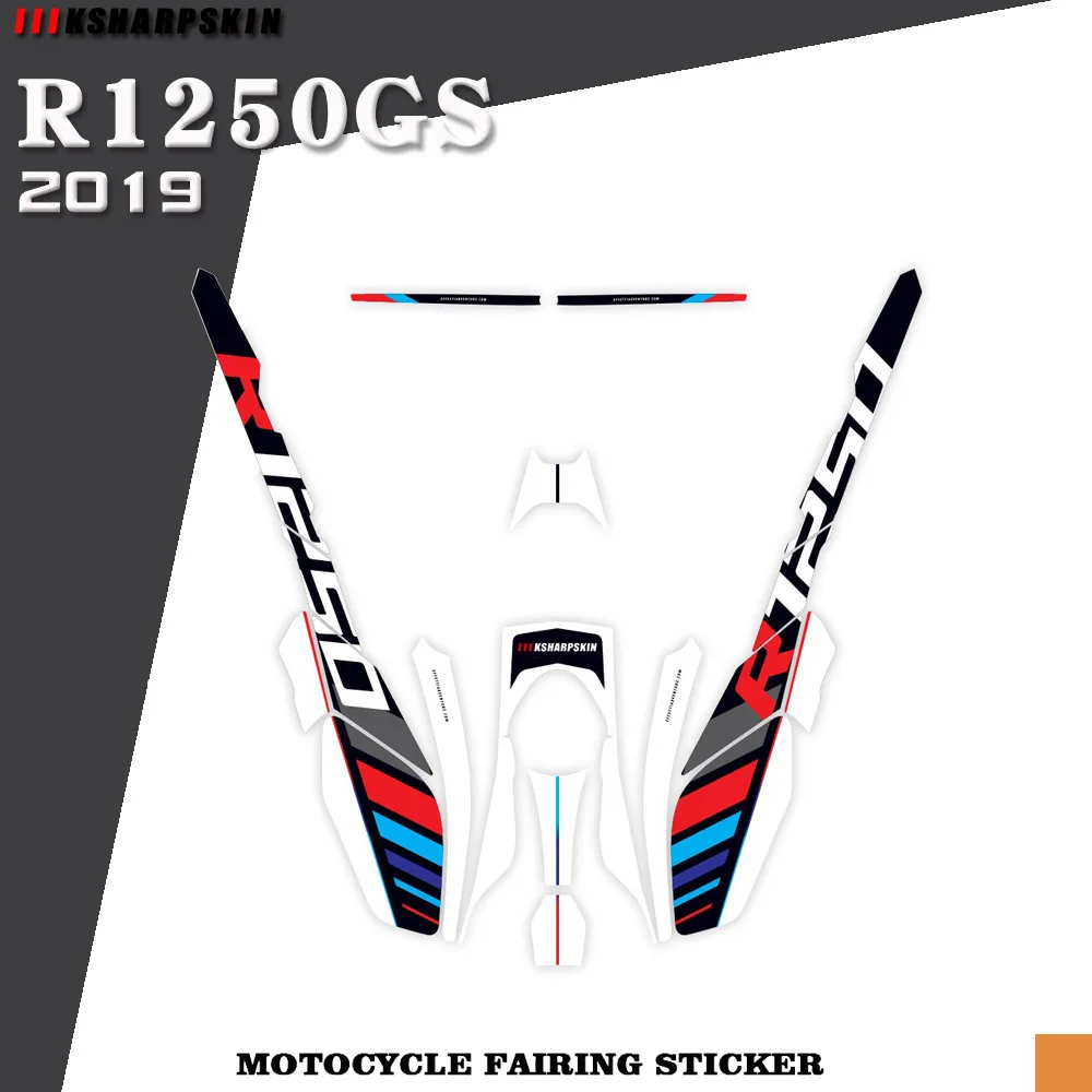 

Motorcycle body reflective fairing stickers waterproof and scratch-resistant protective stickers are suitable for BMW R1250GS