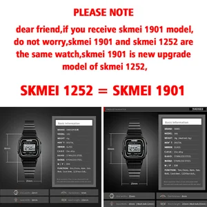 SKMEI-SPORT Sports immeable clock for women, ladies watches, digital clock with small dial, best luxury brands, 3bar, 1252, fashion 6 Main Sales Skmei Female - №1
