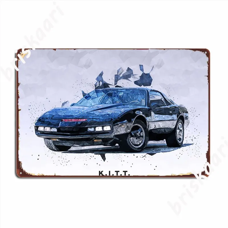 Kitt Metal Sign Club Bar Plaques Wall Pub Designing Tin Sign Poster