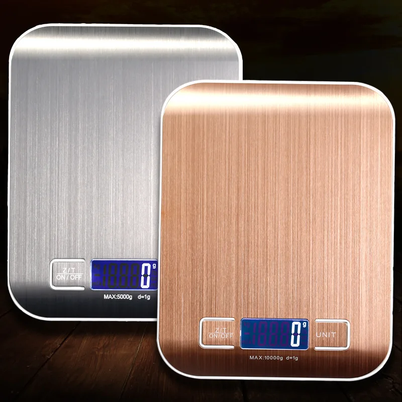 Food Kitchen Scale Wholesale Anti Fingerprints Stainless Steel Waterproof Multifunction Digital