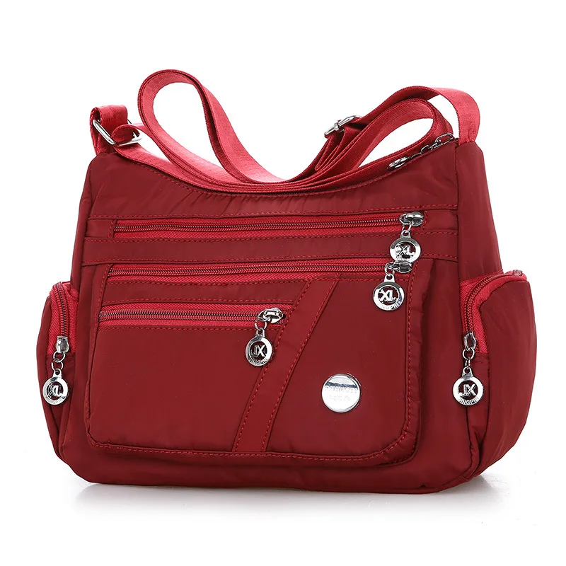 Casual Frauen Schulter Umhängetasche Oxford Wasserdichte Zipper Handtaschen Paket Weibliche Große Kapazität Reise Umhängetasche – Detail 4