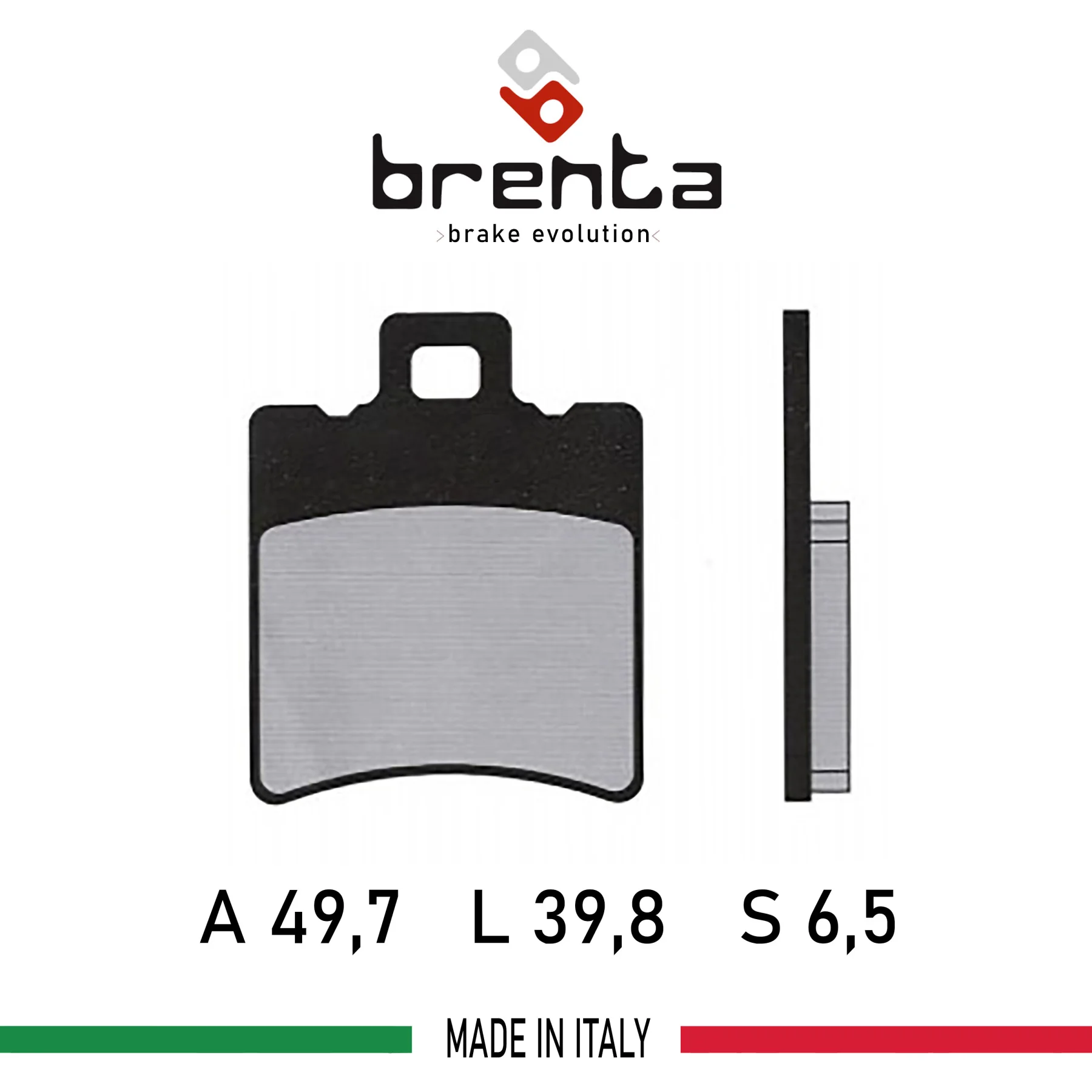 Brenta FT3010/FA193 Motorcycle  Brake Disk Pad Organic for ITALJET 50 Formula (1998-2000) (!! Front-Rear !!)