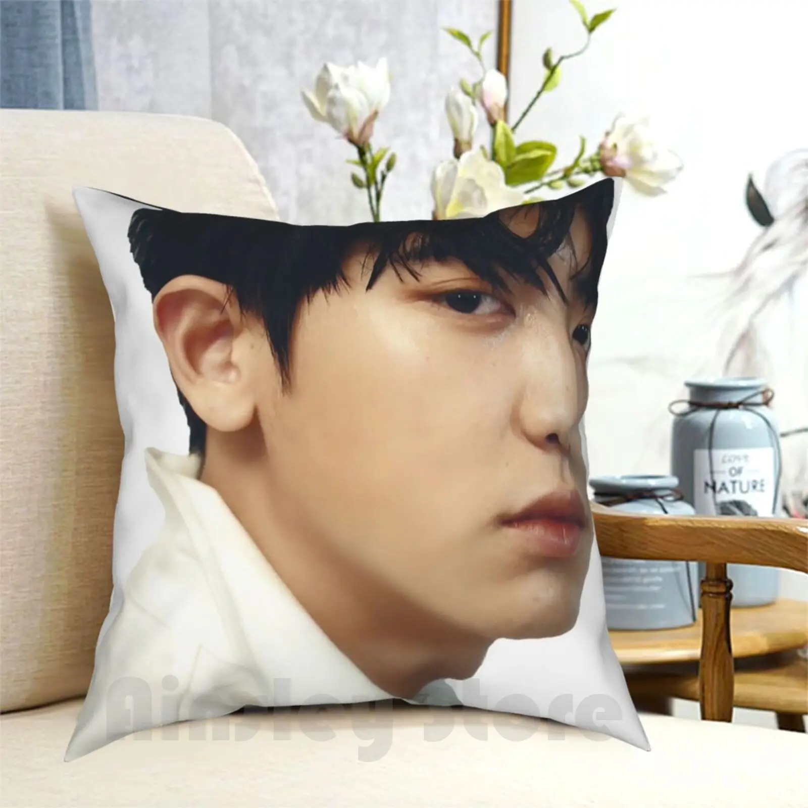 Chanyeol Pillow Case Printed Home Soft Throw Pillow Chanyeol Park Park Chanyeol My Happy Chanyeollie Baekhyun K Kpop