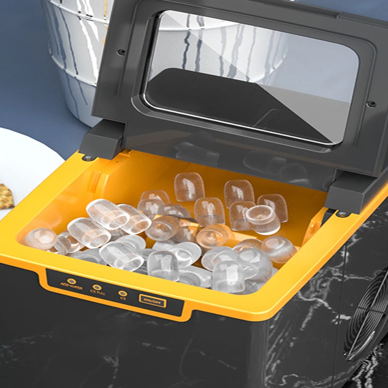 Ice2030 15kg -20kg/24h portátil máquina de fazer gelo inglês painel comercial loja de chá de leite cubo de gelo fazer pequena fatura de gelo automática