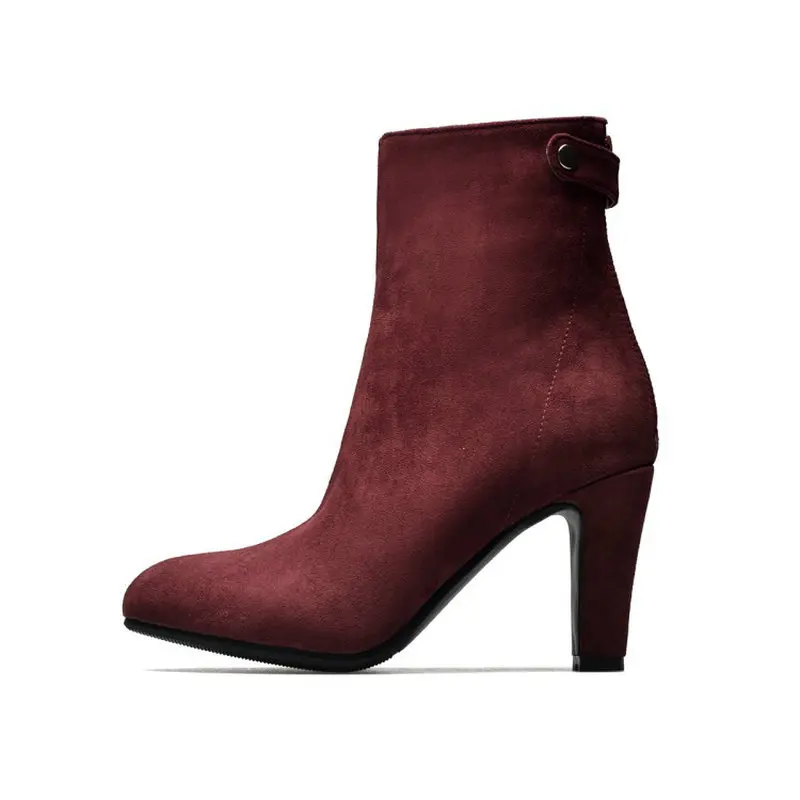 Sianie Tianie 2024 moda scarpe tacco alto donna décolleté stivaletti stivaletti per signora inverno stivali da donna extra large size 46 47