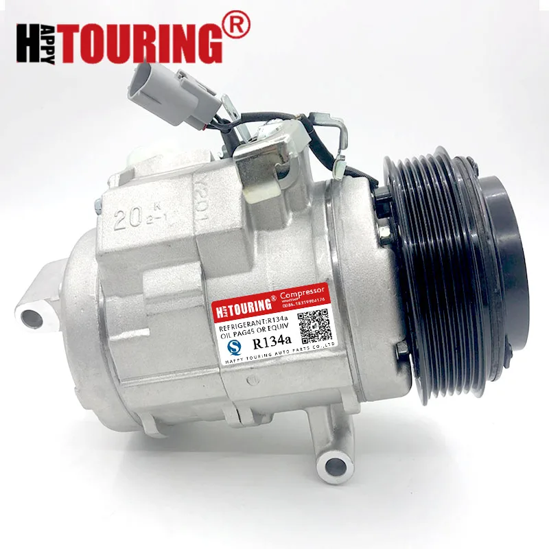 For TOYOTA HIGHLANDER 2.5L 2004-2007 AC Compressor 10S20C 88310-0C061 88310-6A161 88310-35881 88320-0C101 88320-6A111883100C061