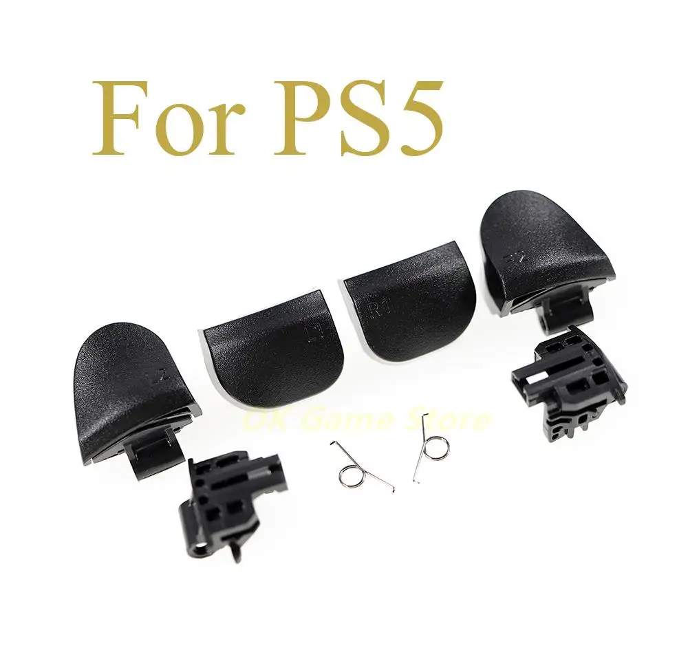 

20sets L1 R1 L2 R2 spring button with LR holder frame bracket Shafts for Sony PS5 controller for PS5 LR trigger button Springs
