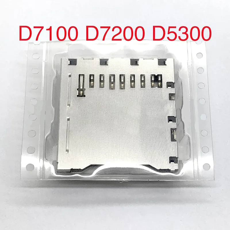 NEW For Nikon D7100 D7200 D5300 SD Memory Card Reader Slot Holder Camera Repair Replacement Spare Part