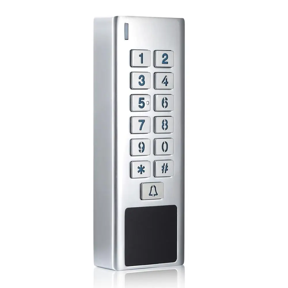 IP67 Waterproof Outdoor Rfid Door Access Control Reader 2000Users WG input output security RF Access Control Keypad reader