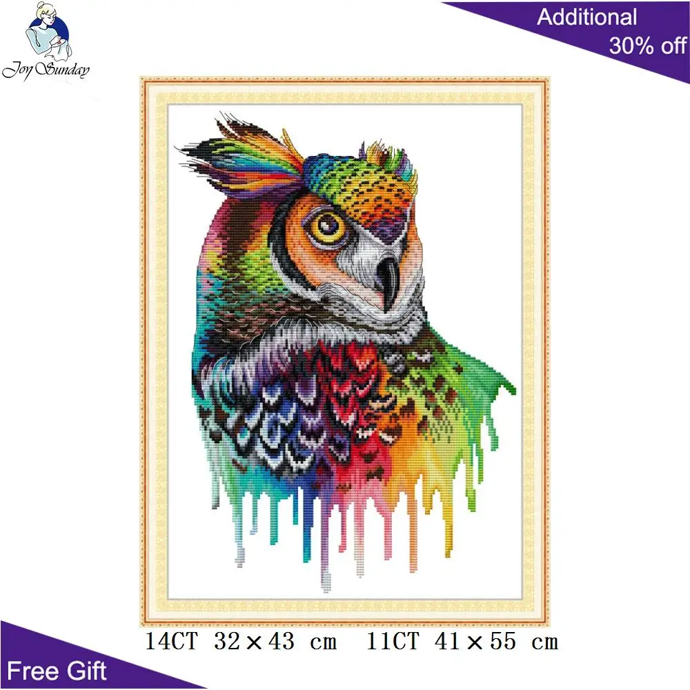 Colorful  Animal Cross Stitch Kits, Colorful Elephant, Lion, Striped Cat, Deer DA124 DA189 DA400 DA409 DA416 DA428 DA478 DA497