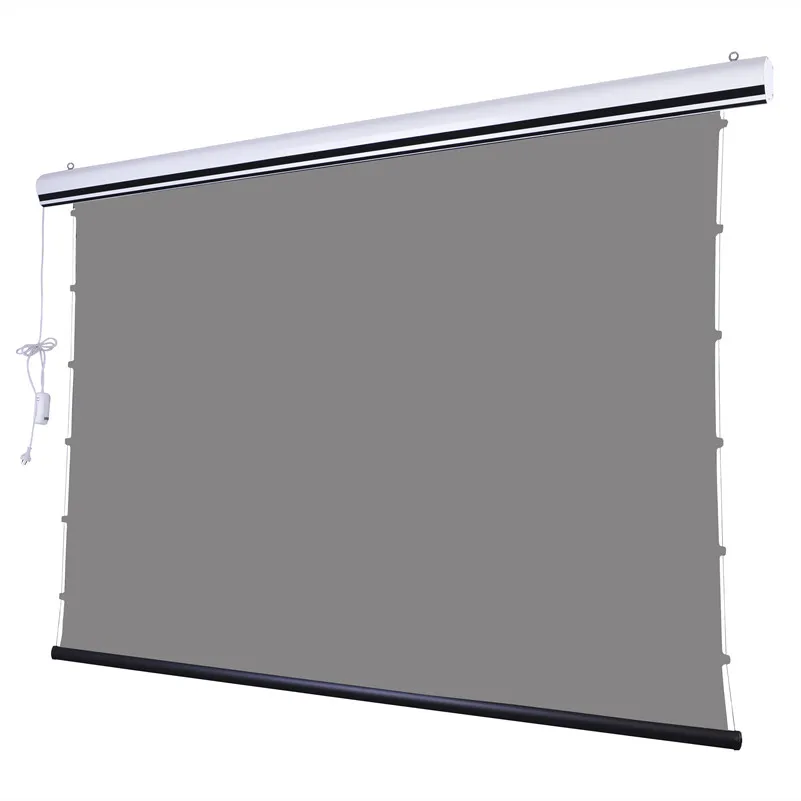 

8K 16:9HDTV Motorized Tab-Tension Electric Ambient Light Rejecting ALR Projection Screen