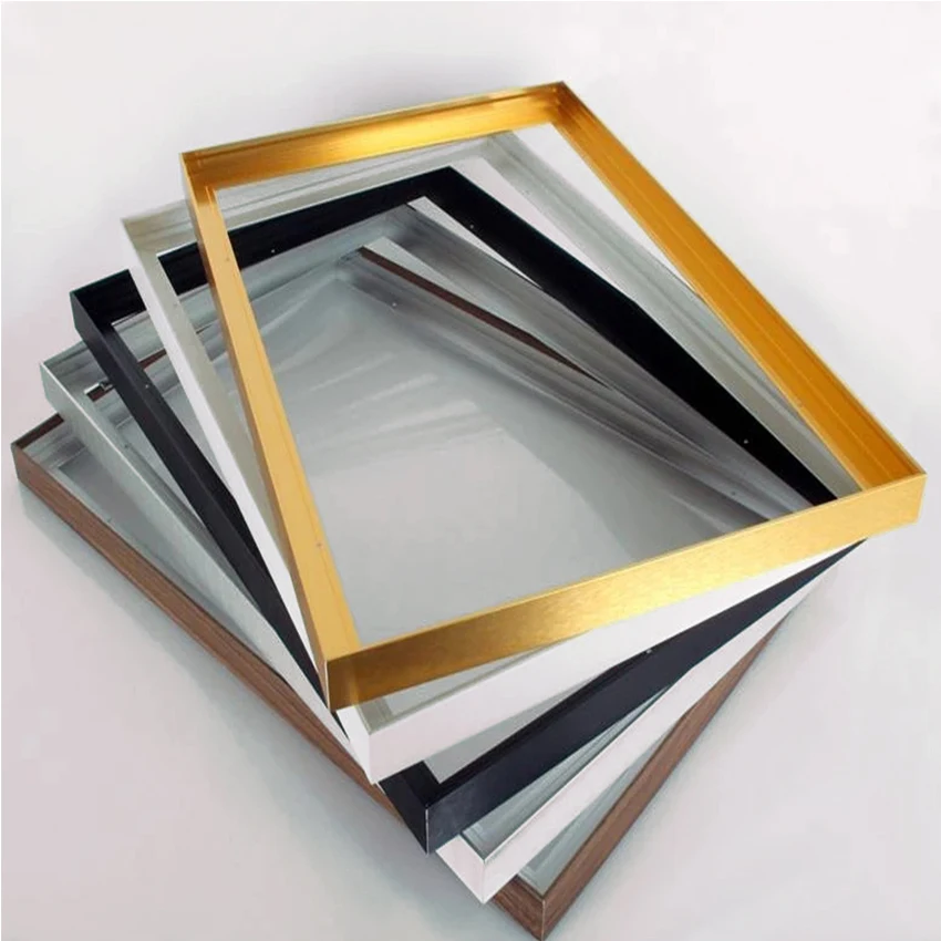 Medium DIY Aluminum Alloy Canvas Picture Painting Frame For Oil Paintings Metal Frame Living Room Decor Metal Frame  Art