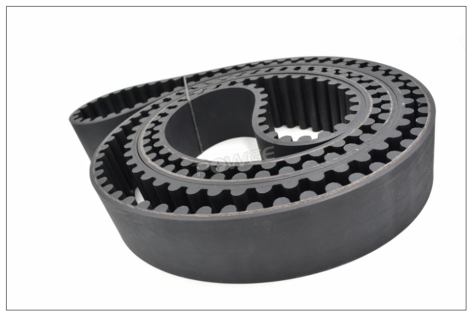 POWGE 1806 1820 1834 1848 1862 1890 14M Synchronous Belt W=20-50mm HTD14M Timing Belt Pulley 1890-14M Industrial Belt