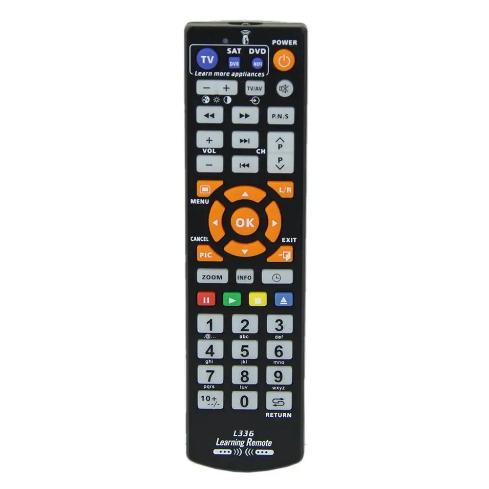 L336 Smart Remote Control Controller With Learn Function For TV VCR CBL DVD SAT-T VCDHI-FI Universal Remote Control