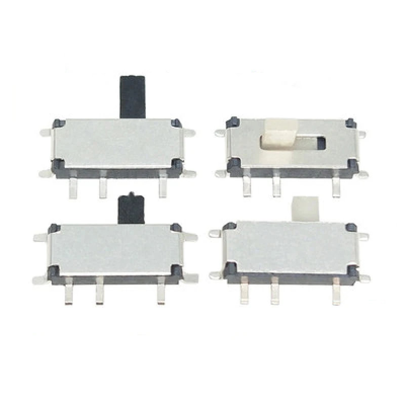 10pcs MSK12C01 MSK-12C01 micro slide switch power supply switch small pull switch 7 p 7 needle miniature toggle switch MSK12C02