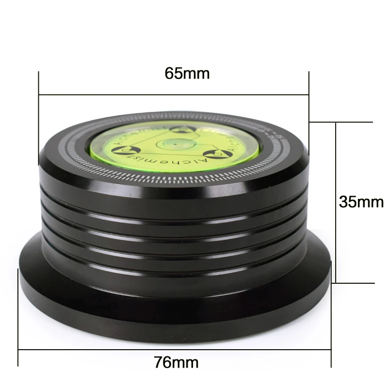 Morsetto per peso per dischi in alluminio Giradischi in vinile LP Stabilizzatore per dischi in metallo per accessori per lettori di dischi Stabilizzatore per pesi per dischi LP