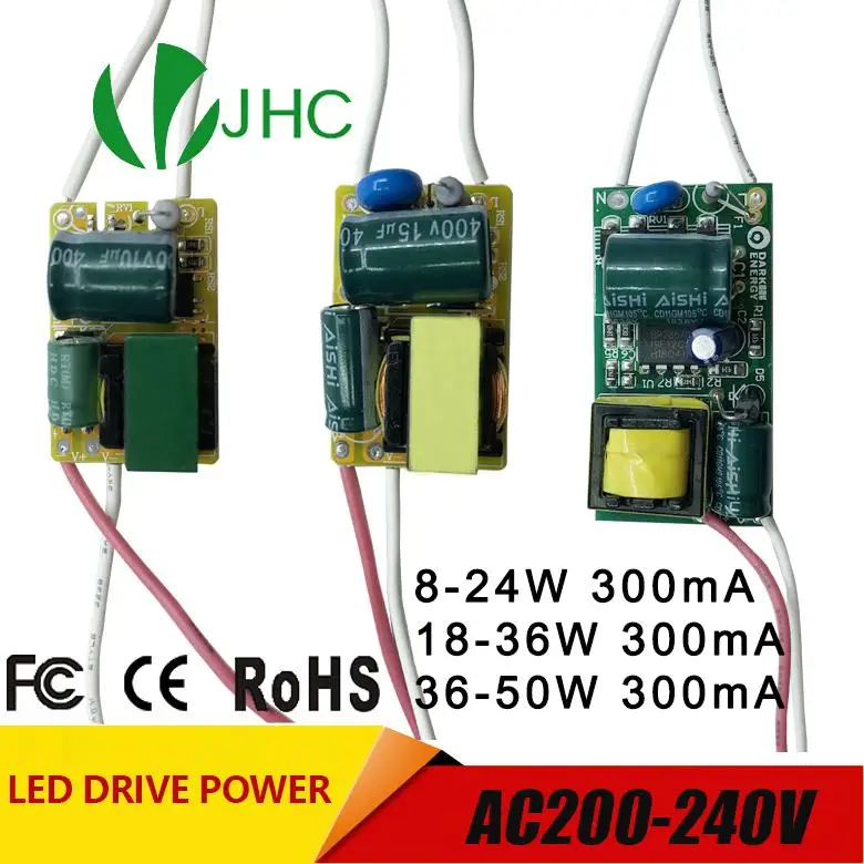 8-24W Input voltage:AC200-240V Output voltageDC24-75V Output current:280-300mA5% size:32*20*13mm 18-36W Input voltage:AC200-