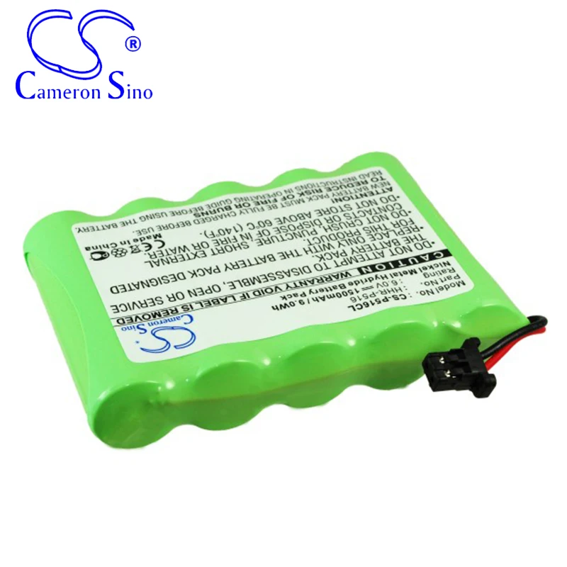 CameronSino البطارية لباناسونيك KX-TG4500 KXTG4500B يناسب باناسونيك HHR-P516 HHR-P516A HHR-P516A-1H اللاسلكي بطارية الهاتف