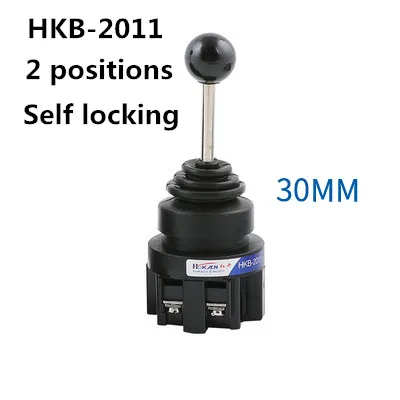 30mm Joystick 4 position 4NO Switch Momentary self reset spring return latching wobble stick Monolever Cross Switch HKB-402