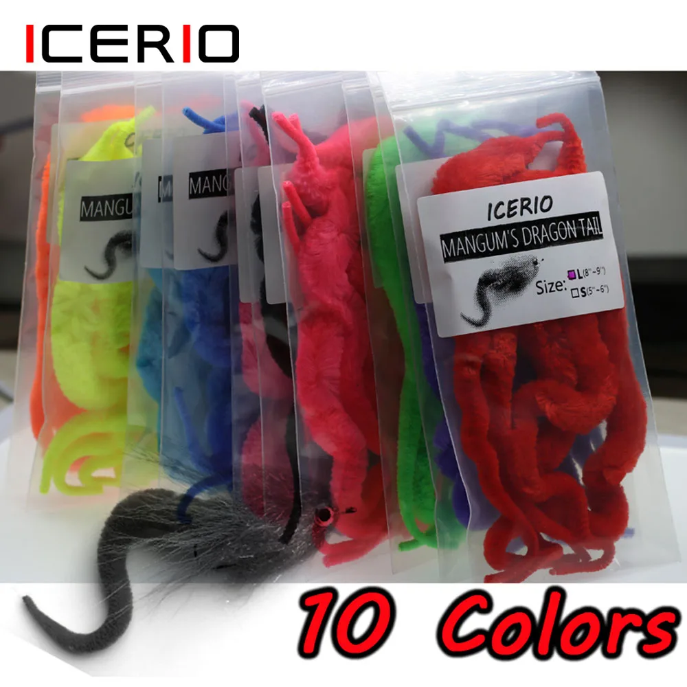 Chenilla ICERIO Mangum para colas de mosca – Lucio, Muskie y trucha - imagen 3