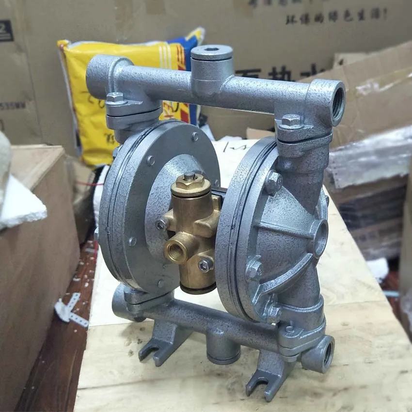 1PC QBY-15 Hot Sale 1/4inch 0-1m3/h Aluminum Pneumatic Diaphragm Pump With NBR Diaphragm