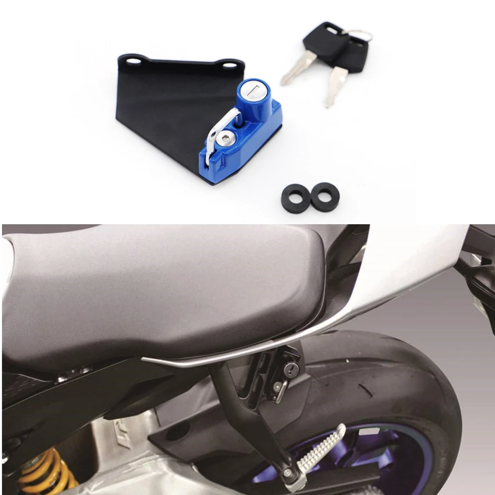 Motorcycle Helmet Lock Anti-Theft For Yamaha YZF-R1/M 2015- YZF-R6 2017-