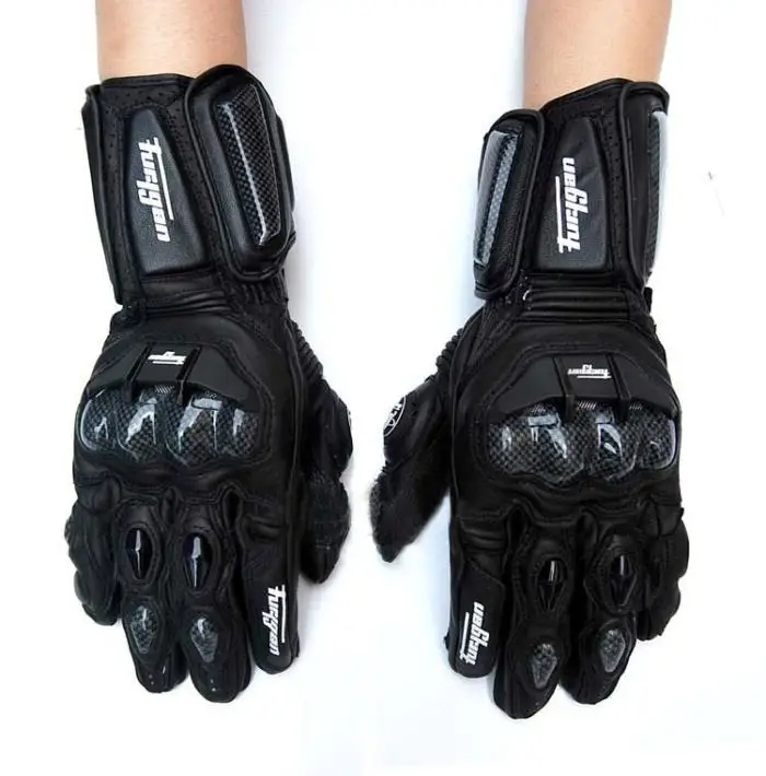 Motorhandschoenen Afs6 Afs10 Afs18 Beveiliging Winddicht Motocross Wanten Touchscreen Heren Lederen Motorhandschoen