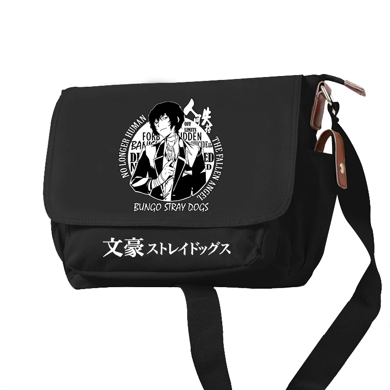 Bungo Stray Dogs Oxford School Bags Anime Travel Shoulder Bags Cartoon Students Bookbag Women Crossbody Bags Kawaii Handbags