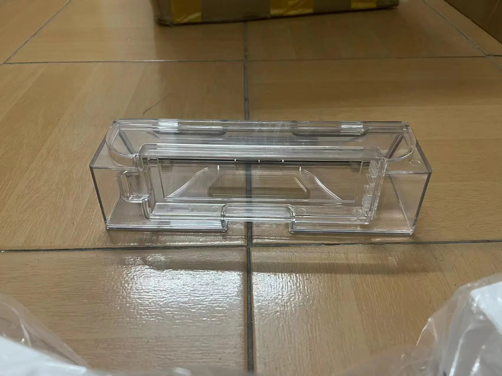 Accesorios de caja de polvo para Xiaomi Mijia 1C STYTJ01ZHM, aspiradora robótica Roborock, piezas de cubo de polvo con filtro hepa