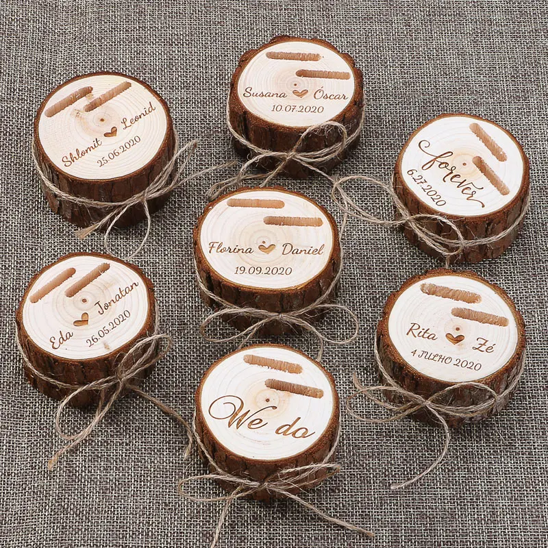 Personalized Wedding Ring Bearer Box Rustic Wedding Ring Box Wood Ring Holder Custom Names & Date Proposal Box Engagement Box