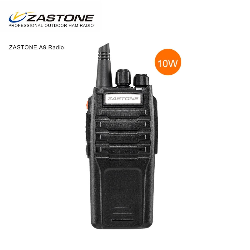 Imagem -02 - Zastone a9 10w Rádio em Dois Sentidos Vhf Uhf Walkie Talkie Handheld Transceptor cb Rádio Portátil de Longa Distância Comunicador