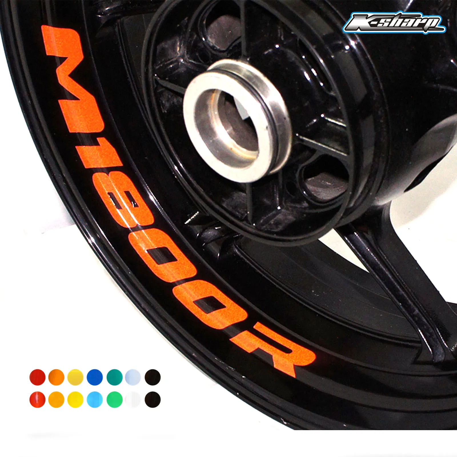 Autocollant de logo de roue de moto, jante de moto ZE, autocollant décoratif de pneu, accessoires pour SUZUKI M1800R m 1800r m1800r