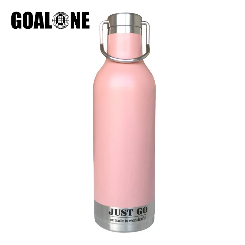 GOALONE 17OZ Sport Water Bottle Portable Stainless Steel Water Bottle BPA Free Vacuum Flask Tumbler Double Wall Thermos Bottle