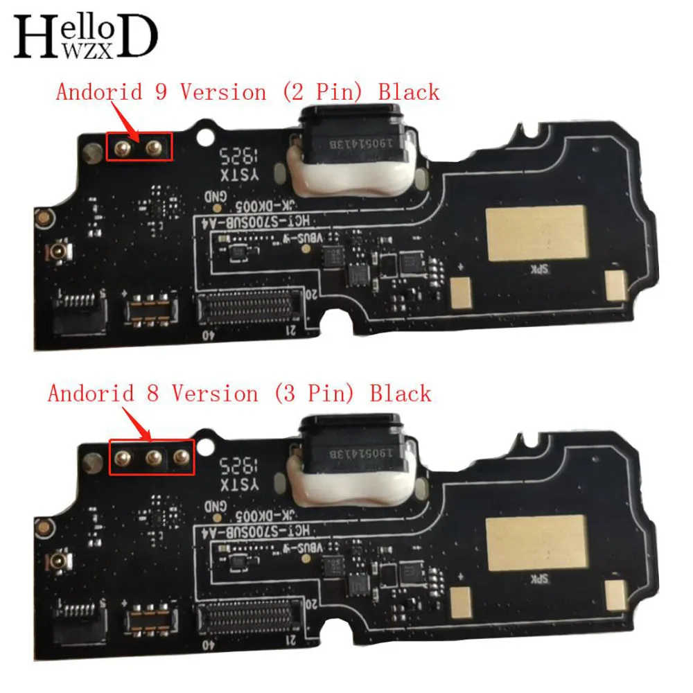 

3 Pin Android 8 and 2Pin Android 9 Version For Blackview BV9600 Pro Charge Port Connector USB Charging Dock Flex Cable