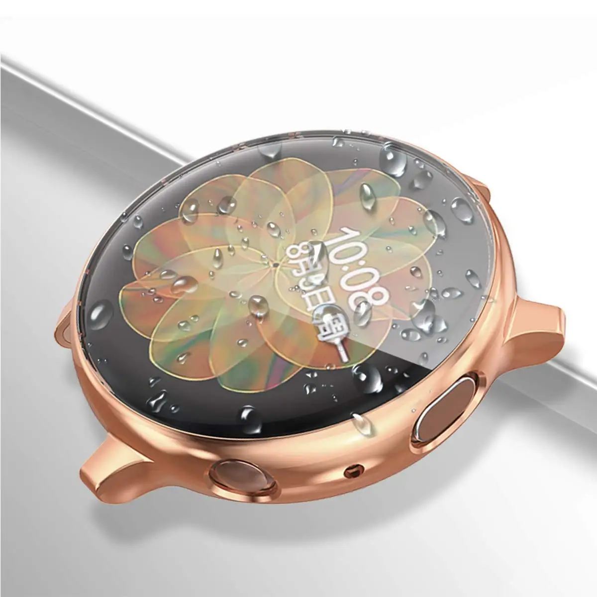 Чехол для Samsung Galaxy Watch 4/Active 2 44 мм 40 мм, ТПУ Универсальный бампер для защиты экрана Galaxy Watch 4 Classic 42 мм 46 мм, чехол