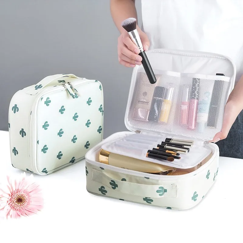 

New Outdoor Girl Makeup Bag Women Cosmetic Bag Toiletries Organizer Waterproof Female Storage Travel Make up Cases