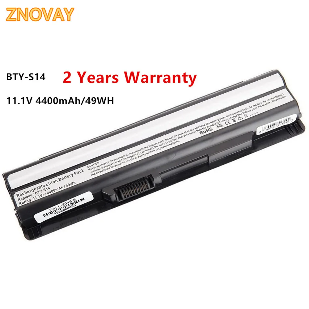 

11.1V 4400mAh/49Wh BTY-S14 Laptop Battery for MSI CR650 CX61 CX650 FX700 GE60 FX400 FX600 FX620 40029150 E2MS110K2002 BTY-S15