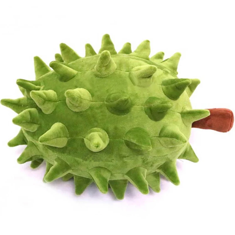 Durian avocado soft stuffed plush toy simulation fruit pillow children\'s toys decoration holiday gift 1Pcs 23 cm / 40 cm WJ122