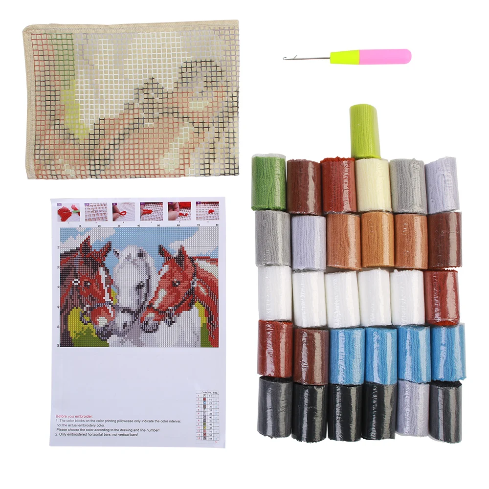 Latch hook rug kits Patchwork carpet carpets and rugs cross stitch thread embroidery kits Carpet embroidery stitch threads