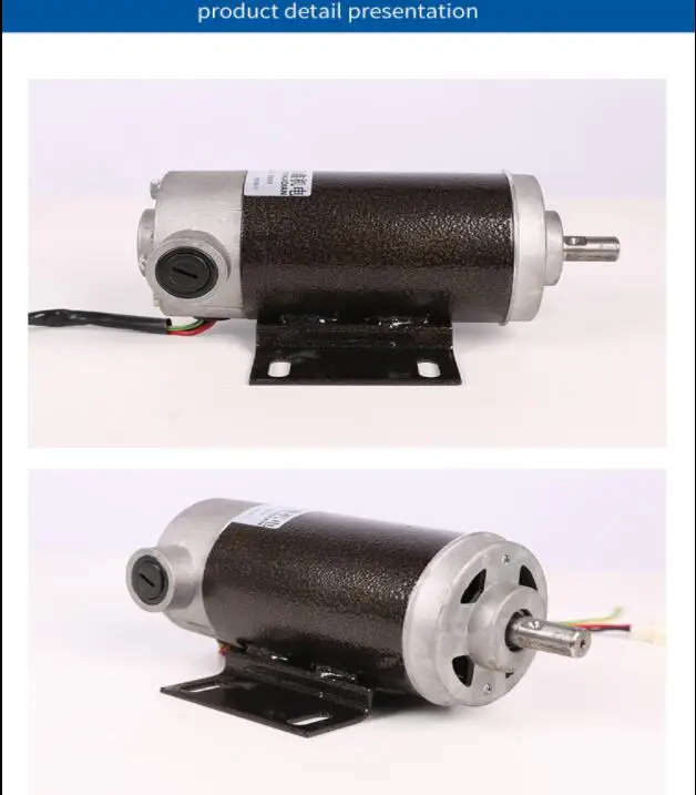 

DC 220V 500W 2500 rpm double ball bearing motor lathe modification bench drill modification motor take with addtion rotor