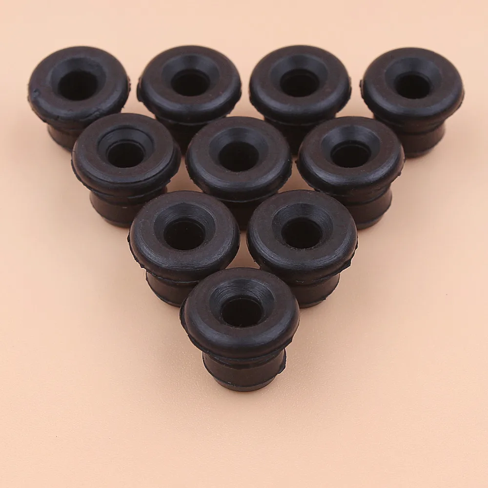 10pcs/lot Protecting Bush Rubber Protector Kit For Chinese Chainsaw 2500 25cc Zenoah Komatsu G2500 Small Saws Spares