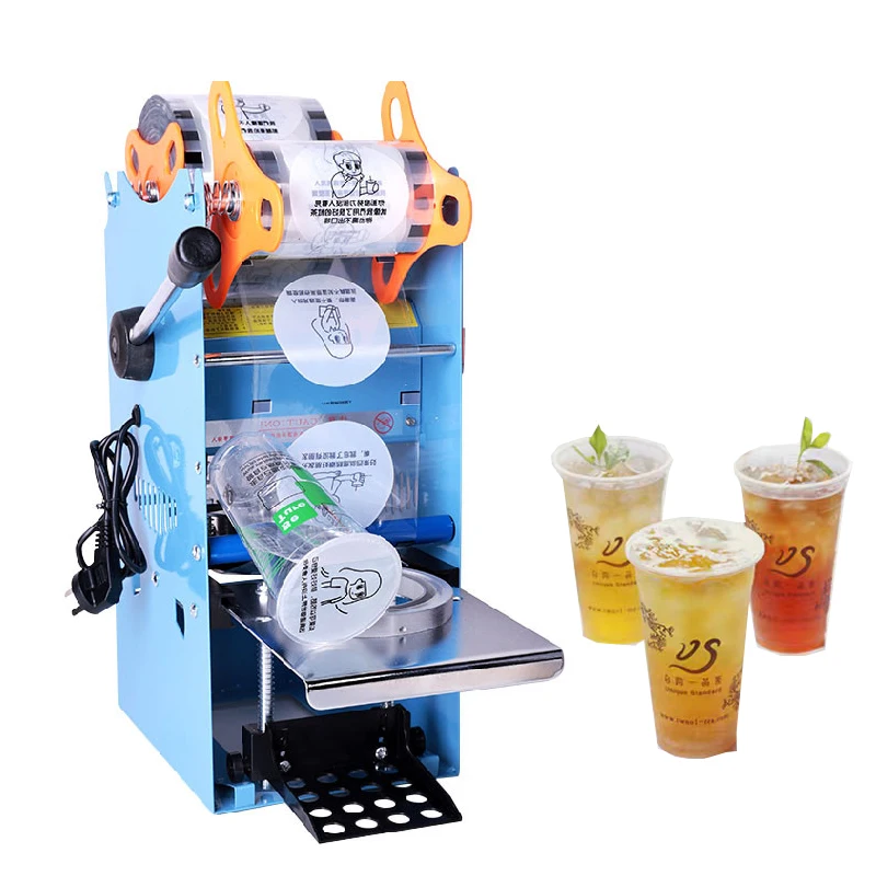 

Manual Bubble tea Cup Sealing Machine for 9.5cm 220V Cup Sealer for Coffee/Bubble tea shop