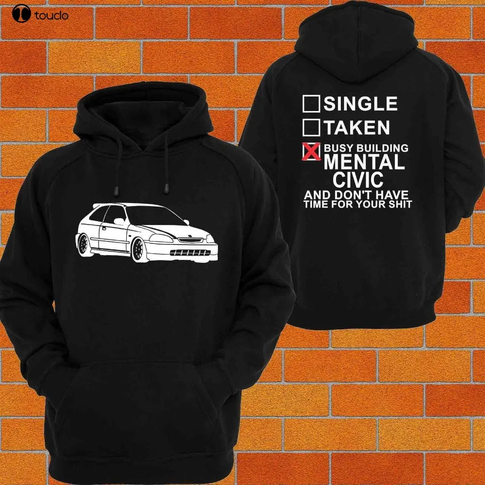 Hoodie, Sweatshirt or Singlet Hond CIVIC EK EM DOHC Mugen Turbo Vtec 6th Gen JDM