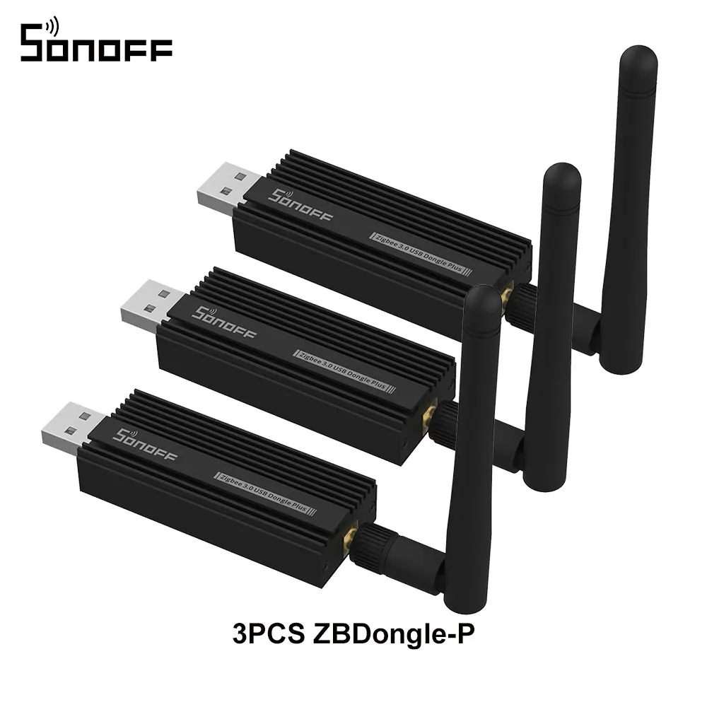 SONOFF ZBDongle-P Zigbee 3.0 USB Dongle Plus Universele Gateway 1/5PCS ZHA Zigbee2MQTT Pre-flashed Ondersteuning ZBMicro SNZB Apparaten