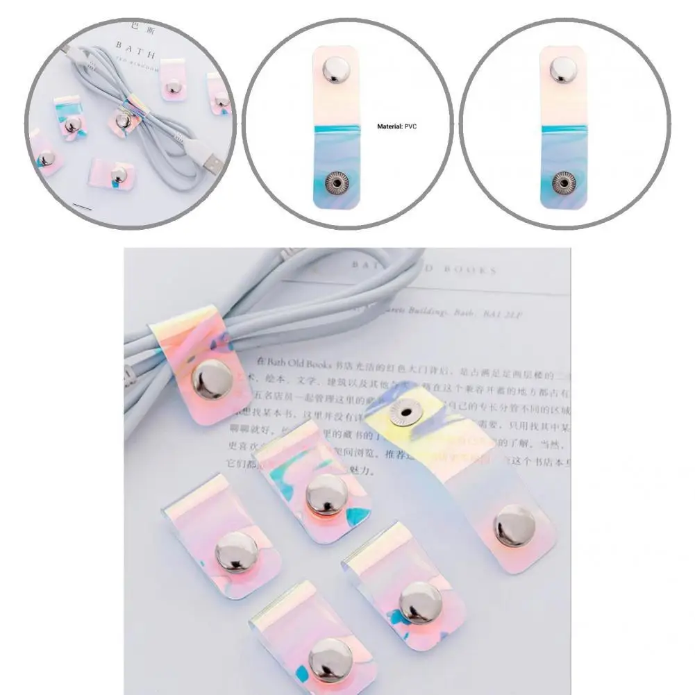 Cable Winder  Good-looking Desk Wire Management Device  Transparent Cable Organizer