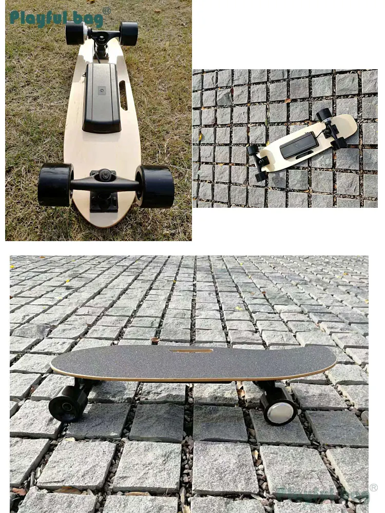 Borsa giocosa skateboard elettrico a quattro ruote tavola in acero professionale per giocattoli sportivi da strada per adulti skateboard 68cm * 19cm