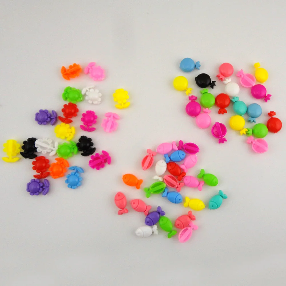 100PCS 1.2cm*2.3cm Chunky Fish Plastic Side Hairpins Sunflower Hair Clips for Kids Hair Accessories Frog Hair Barrettes