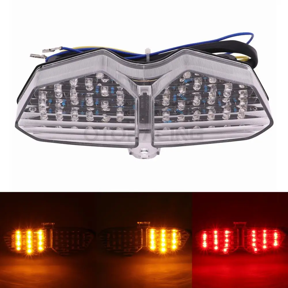 

Motorcycle LED Tail Lights Brake Turn Signals Lights For Yamaha YZF600 YZF-R6 YZF-R6S YZF R6 R6S 2003-2008 XTZ 1200 2012-2014