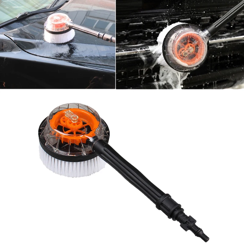 Car Rotating Round High Pressure Water-Gun Cleaning Car Wash Brush for Lavor