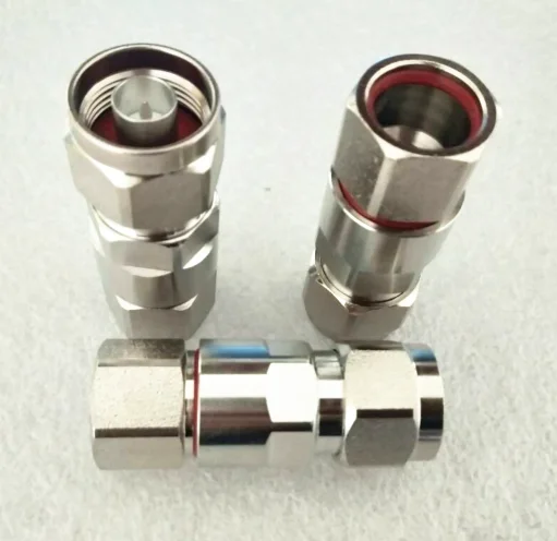 2Pcs Baru Konektor N Male Plug Clamp Sekrup untuk 1/2 Superflexible RF Coaxial Kabel Feeder Kualitas Tinggi